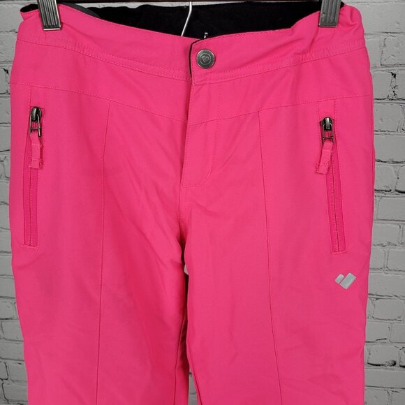 Obermeyer Pink Extended Wear System Adjustable Waist Snow Ski Pants Size M 10-12 - Picture 7 of 16